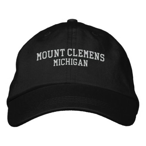 Mount Clemens Michigan Embroidered Baseball Hat