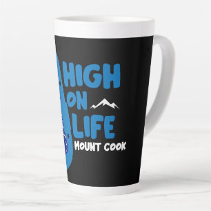 Mount Cook Alpinism New Zealand Latte Mug