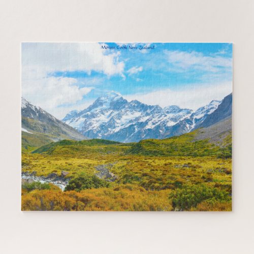 Mount Cook New Zealand Jigsaw Puzzle