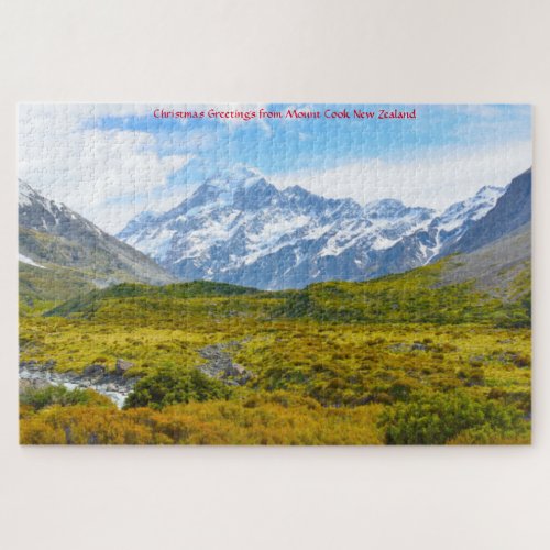 Mount Cook New Zealand Jigsaw Puzzle