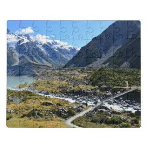 Mount Cook, South Island, New Zealand Jigsaw Puzzle