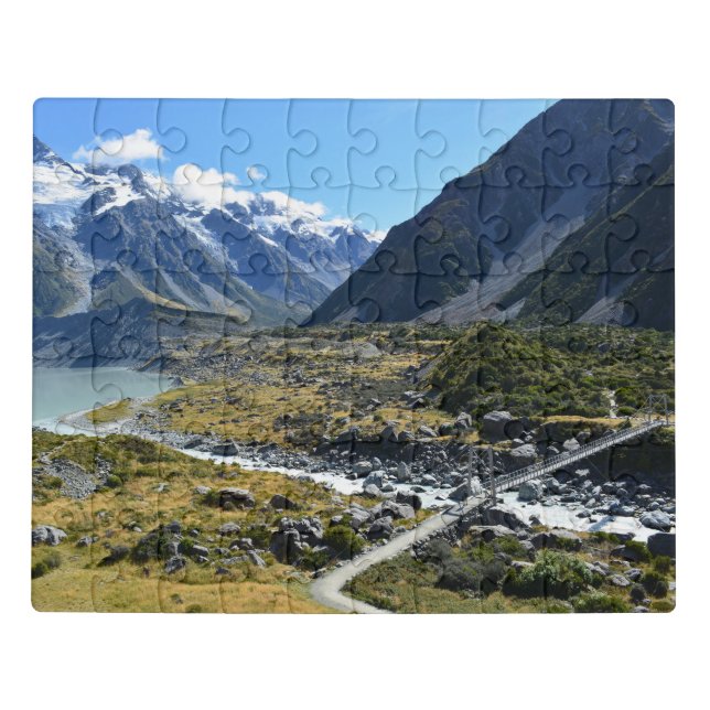 Mount Cook, South Island, New Zealand Jigsaw Puzzle (Puzzle Horizontal)