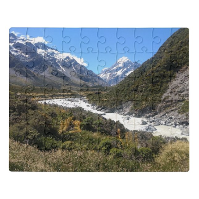 Mount Cook Trail, New Zealand Puzzle (Puzzle Horizontal)