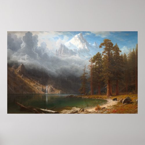 Mount Corcoran by Albert Bierstadt Poster