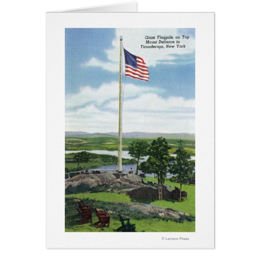 Mount Defiance Giant Flagpole Scene Cards (Front)