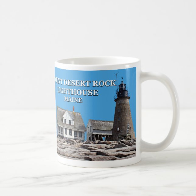 Mount Desert Rock Lighthouse, Maine Mug (Right)