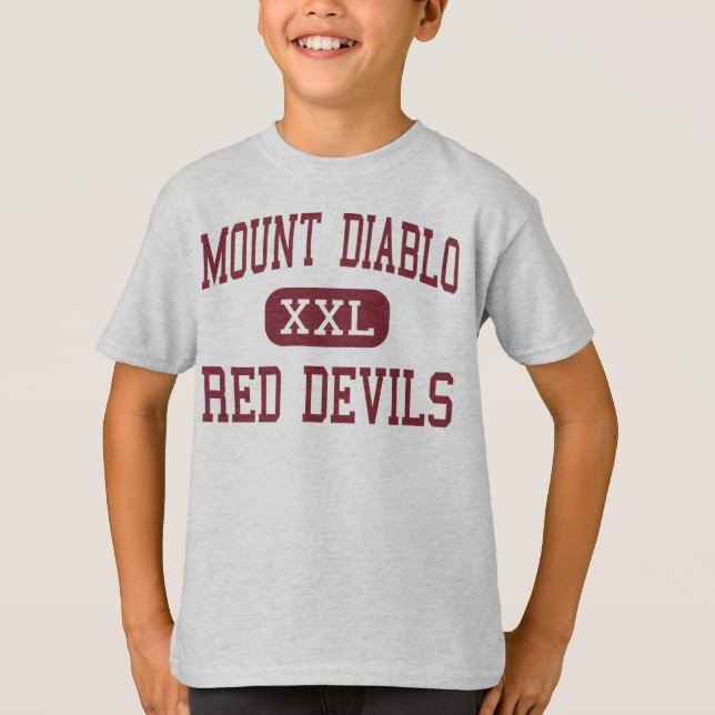 Mount Diablo - Red Devils - High - Concord T-Shirt (Front)