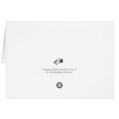 "Mount Diablo Southern View" Blank Note Card (Back Horizontal)