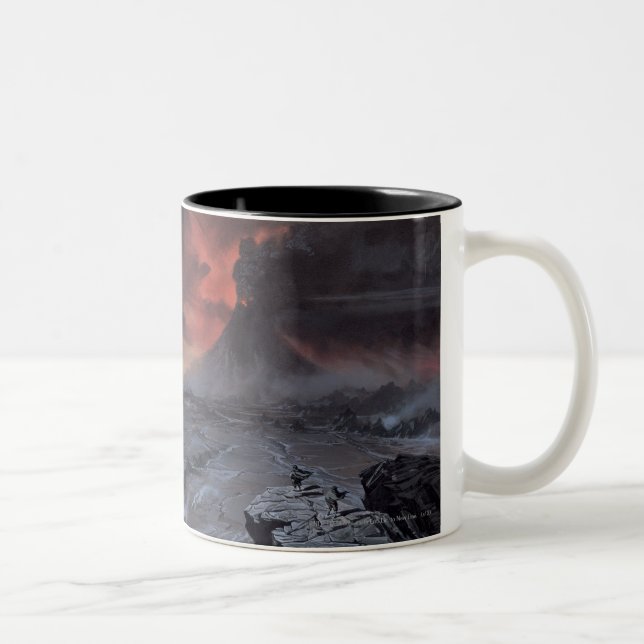 Mount Doom Two-Tone Coffee Mug (Right)