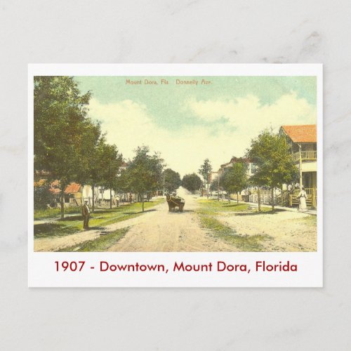 Mount Dora FL _ Downtown _ 1907 Postcard