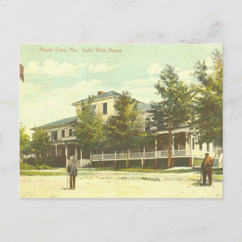 MOUNT DORA FL _ Lake View House _ 1907 Postcard