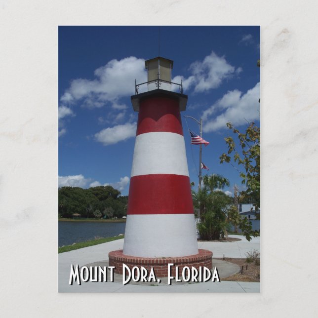 Mount Dora Florida lighthouse post card photo (Front)