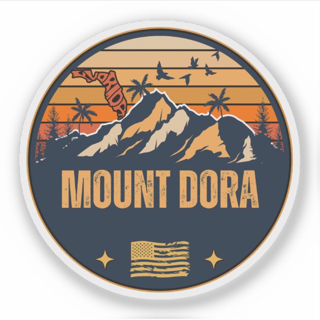 Mount Dora, Florida  Sticker (Front)