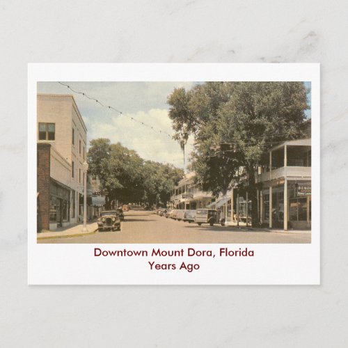Mount Dora Florida_ Years Ago Postcard
