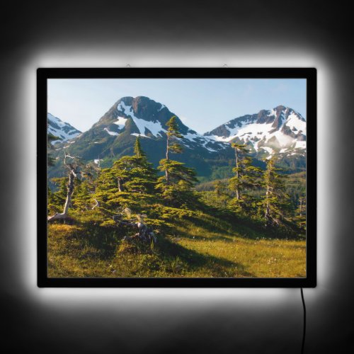 Mount Eccles near Cordova Alaska LED Sign