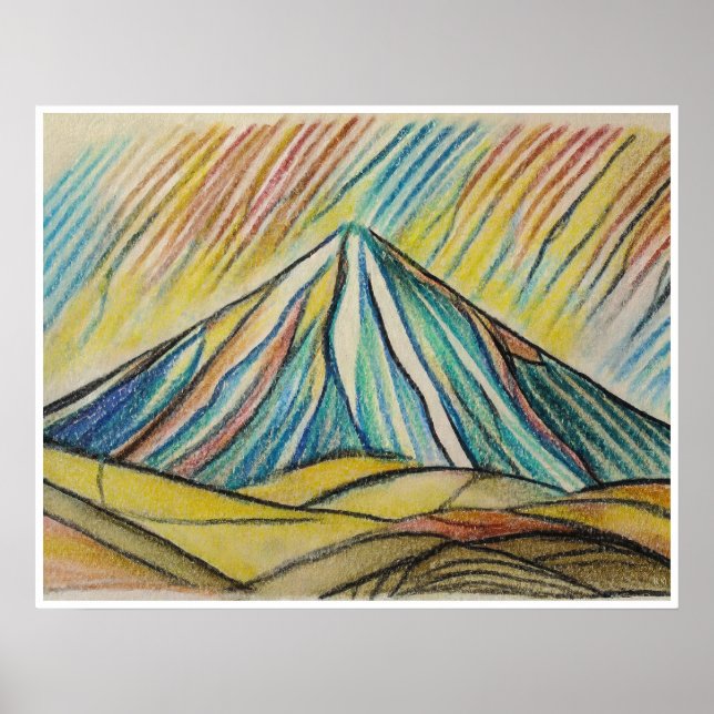 Mount Egmont - Archival Art Print (Front)