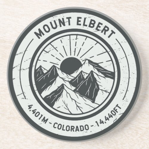 Mount Elbert Colorado Hiking Skiing Travel Coaster