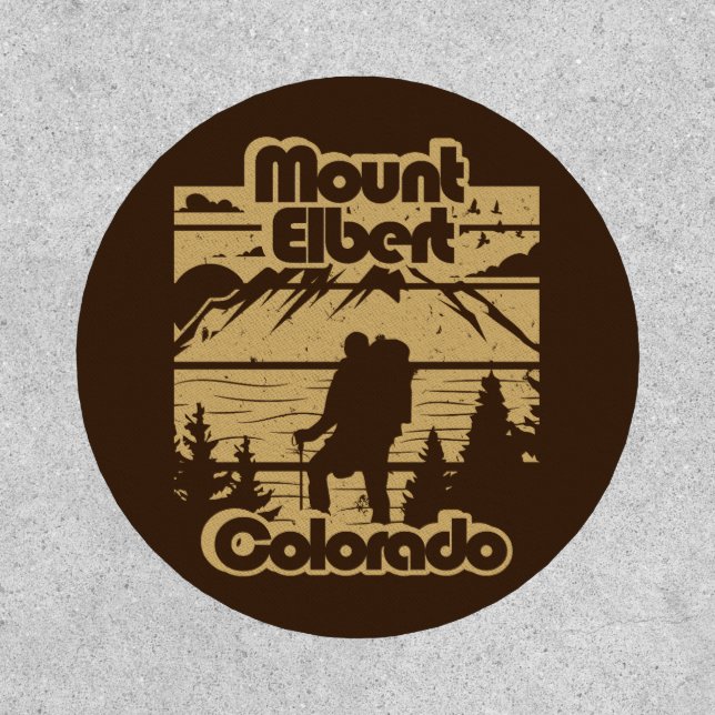 Mount Elbert Colorado Patch (Front)
