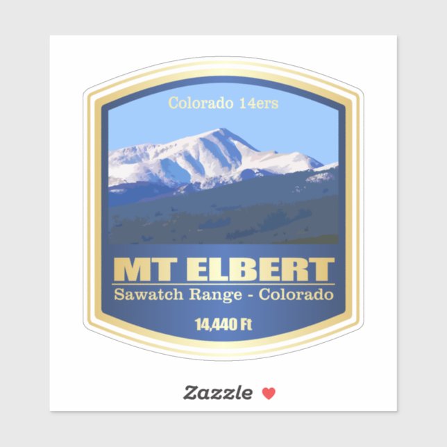 Mount Elbert (PF) Sticker (Sheet)