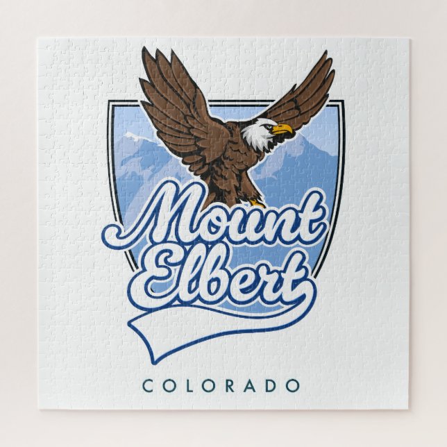 Mount Elbert Travel patch Jigsaw Puzzle (Vertical)