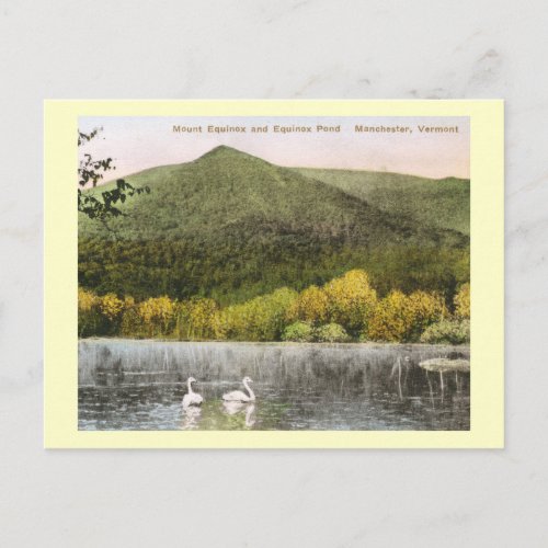 Mount Equinox Manchester Vermont Vintage Postcard