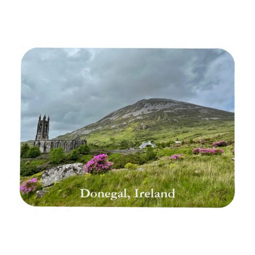 Mount Errigal  Abandoned Church Donegal Ireland  Magnet