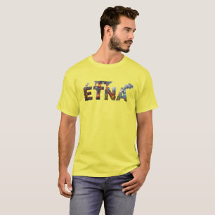 Mount Etna Active Volcano Italy Powerful Wonder T-Shirt