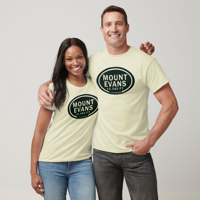 Mount Evans 14,265 FT CO Mountain T-Shirt (Unisex)
