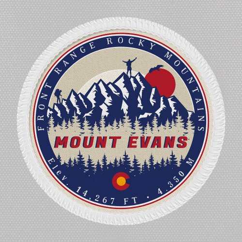 Mount Evans Colorado 14ers Fourteener Climbing Patch