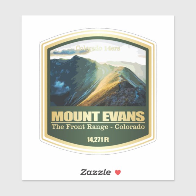Mount Evans (PF) Sticker (Sheet)