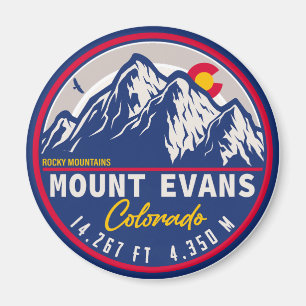Mount Evans Wilderness 14er - Colorado mountains Magnet