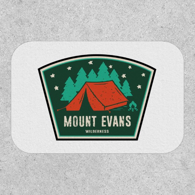 Mount Evans Wilderness Colorado Camping Patch (Front)