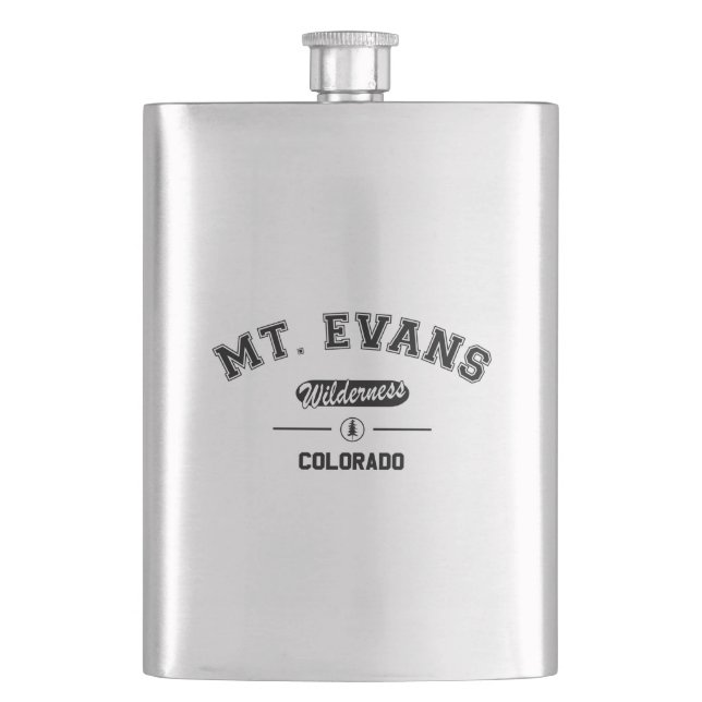 Mount Evans Wilderness Flask (Front)
