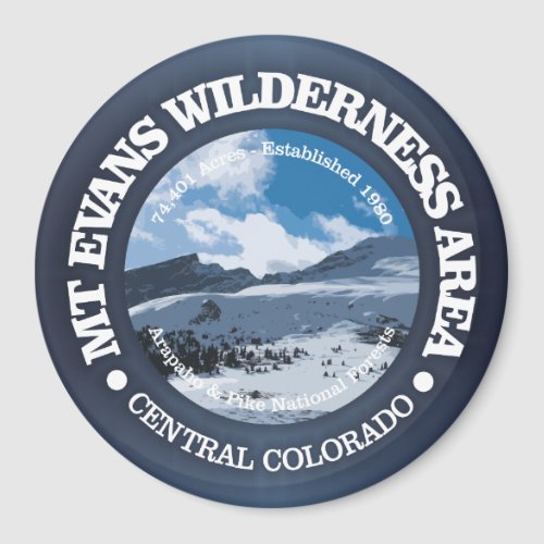 Mount Evans Wilderness Magnet