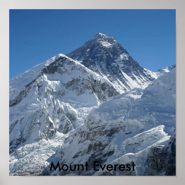 希少Merry Thought Mount Everest Bear 限定版 Mount Everest #1 Poster | Zazzle
