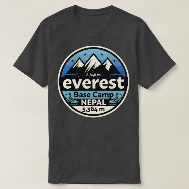 Mount Everest Base Camp 4 T-Shirt (Design Front)