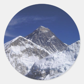 Mount Everest Classic Round Sticker