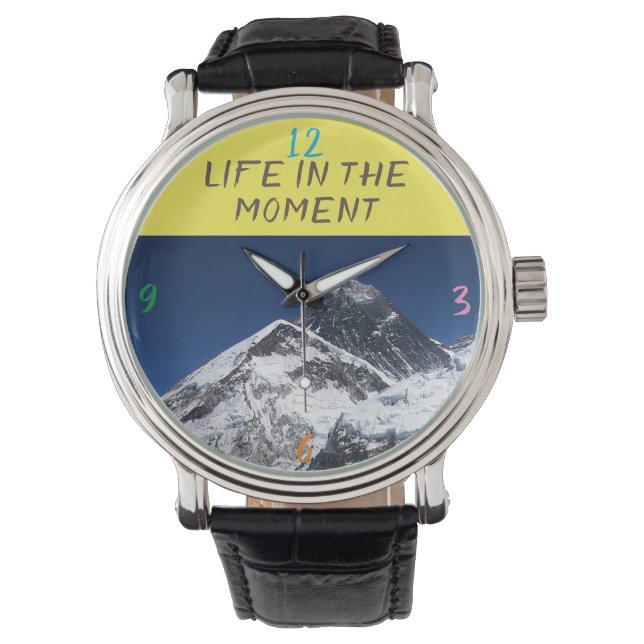 Mount Everest Clock Watch (Front)