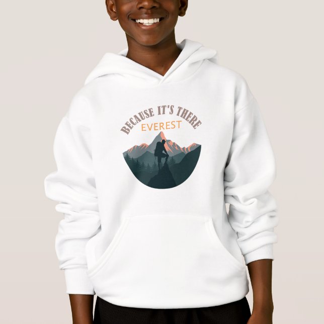 Mount Everest, Hiker Hoodie (Front)