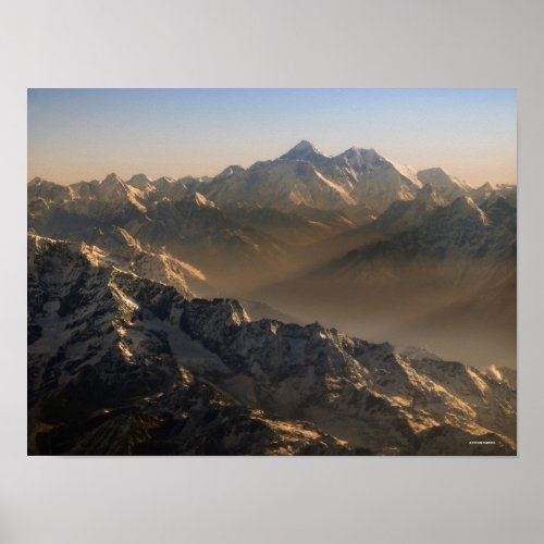 Mount Everest Himalaya Mountains Asia Poster