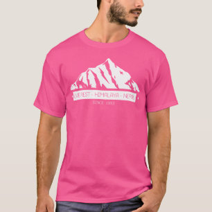 Mount Everest Himalaya Nepal Baseball  Sleeve T-Shirt