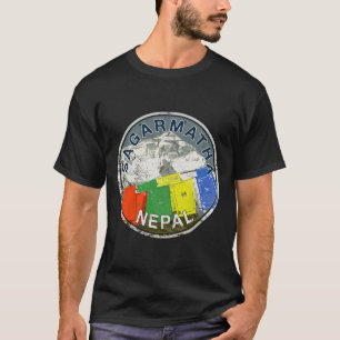 Mount Everest Nepal Sagarmatha Vintage Climbing T T-Shirt