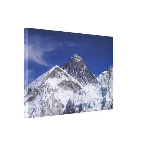 Mount Everest Photo Canvas Print | Zazzle