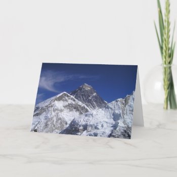Mount Everest Photo Card by Argos_Photography at Zazzle