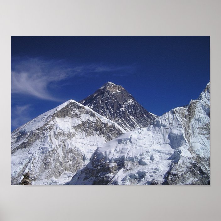 Mount Everest Photo Poster | Zazzle.com