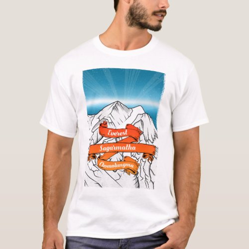 Mount Everest Sagarmatha Chomolungma T_Shirt