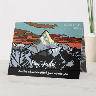 Mount Everest - The stunning top of the planet Card