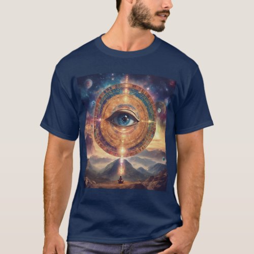 Mount Everest  Third eye design T_Shirt