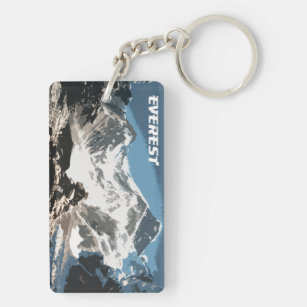 Mount Everest View, Nepal Keychain
