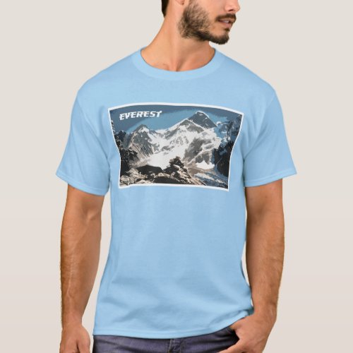 Mount Everest View Nepal  T_Shirt